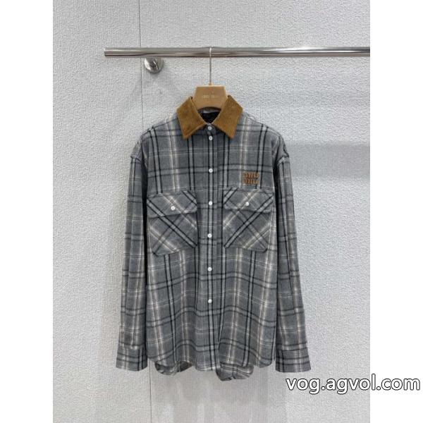 シャツ偽 ブランド 販売ミュウミュウ期限限定 美し過ぎる 高級素材を採用..