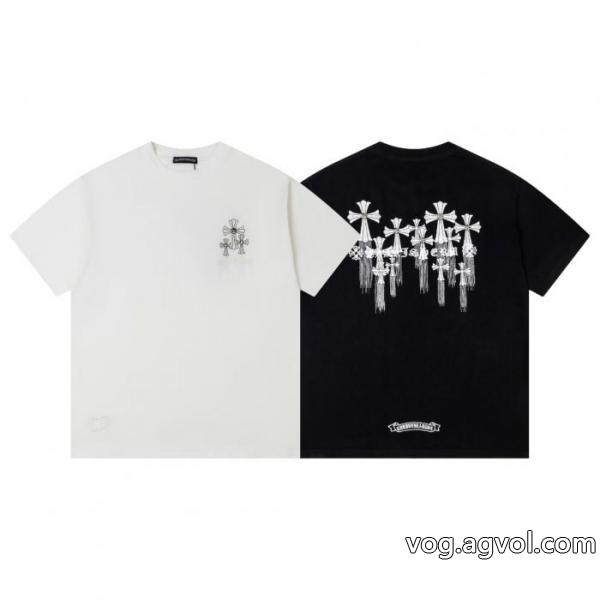 CHROME HEARTSスーパー ブランド コピー半袖Tシャツ存在感のある 早期完売 ロゴが素敵
