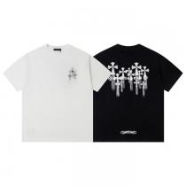 CHROME HEARTSスーパー ブランド コピー半袖Tシャツ存在感のある 早期完売 ロゴが素敵