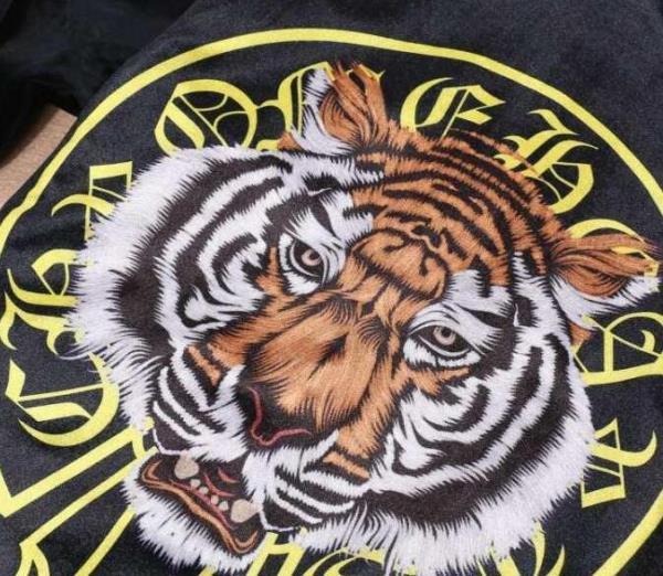 カジュアルライクなCHROME HEARTS クロムハーツコピー　オリジナルプリント お洒落に魅せるセットアップ上下 ベロア.