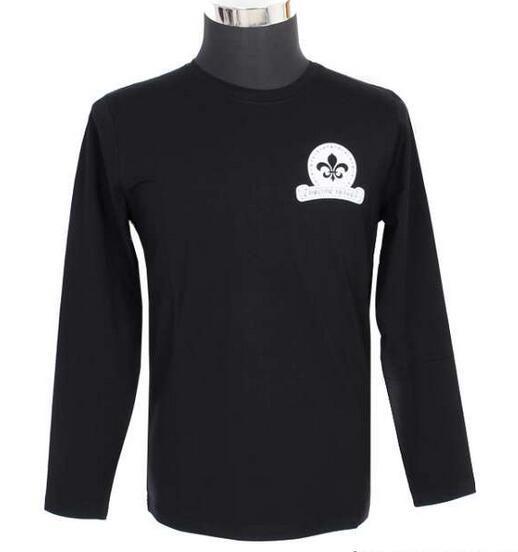 モデル愛用CHROME HEARTS クロムハーツ　個性的な長袖 Tシャツ 2色可選.