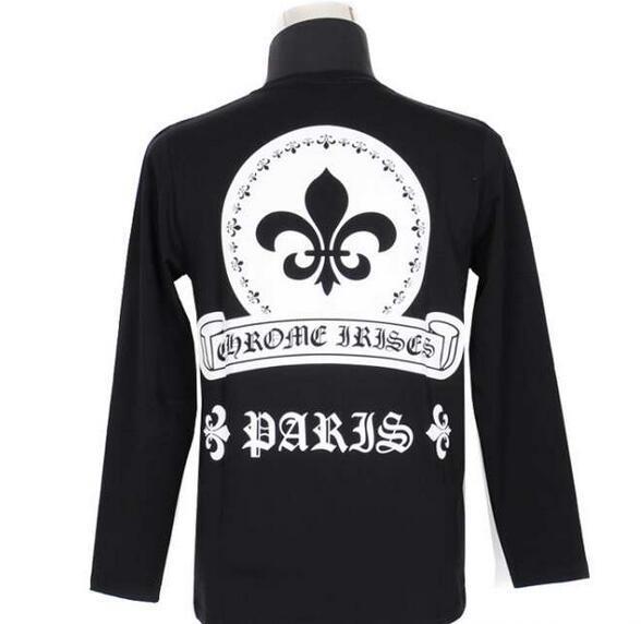 モデル愛用CHROME HEARTS クロムハーツ　個性的な長袖 Tシャツ 2色可選.
