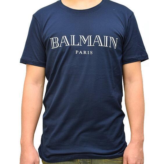 男女兼用 バルマン BALMAIN 無地 安いロゴプリント半袖Tシャツ16137590