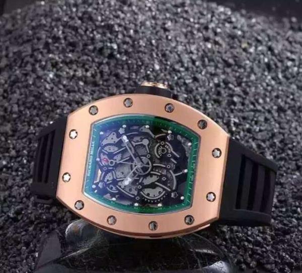 防水性を備えるリシャールミル RICHARD MILLE　透かし彫りメンズ腕時計ランキング3色可選