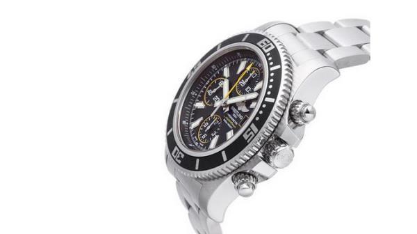 ブライトリング BREITLING スーパーオーシャン クロノグラフ アビスイエロー A110B82PSS  500m防水時計 メンズ
