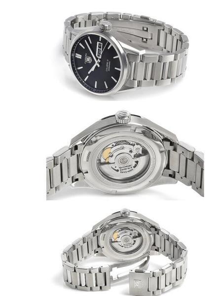 高級感 タグ・ホイヤー TAG HEUER カレラ キャリバー5  WAR201E.BA0723  デイデイト搭載の3針モデル 41mm 時計 メンズ