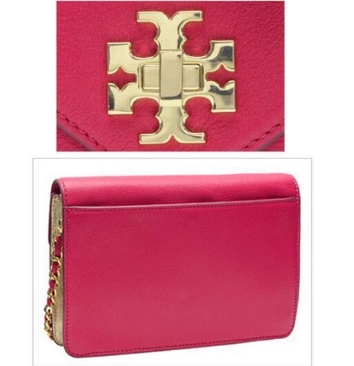 活躍するTORYBURCHトリーバーチバッグ コピー 斜めがけカーネーションレッド&times;ゴールド 上品上質なバッグ