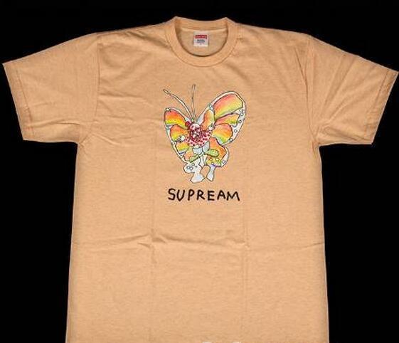 今季セール　シュプリーム 大人っぽい個性派のＴシャツ　オレンジ.
