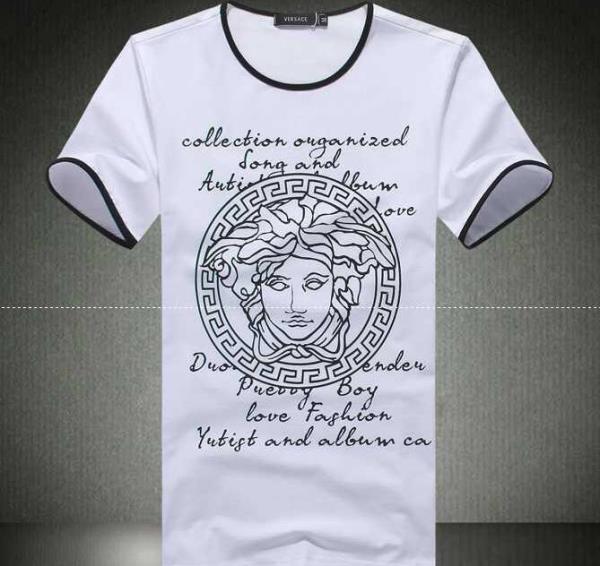  新品 VERSACE ヴェルサーチ スーパー コピー 優しい質感半袖 Tシャツ　ホワイト