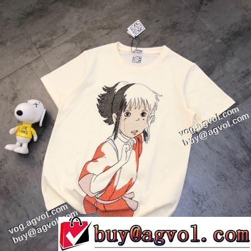 半袖Tシャツ ロエベスーパーコピー ファション性の高い シンプル☆シック カジュアル 2022春夏 ロエベコピー ブランド