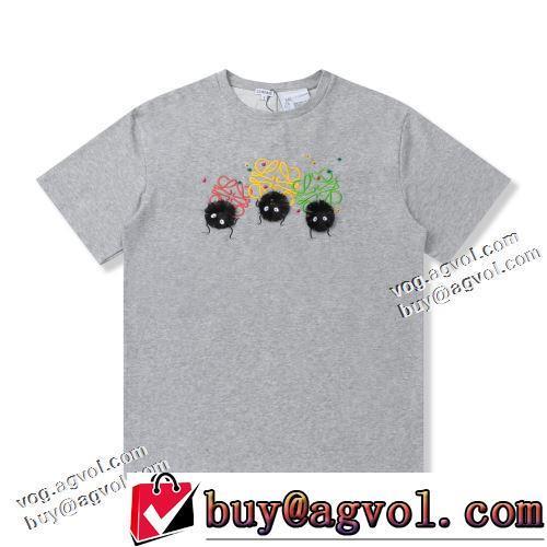 ロエベブランド 偽物 通販 数に限りがある 2022春夏 2色可選 半袖Tシャツ 柔らかい手触り 暖かみのある肌触り 