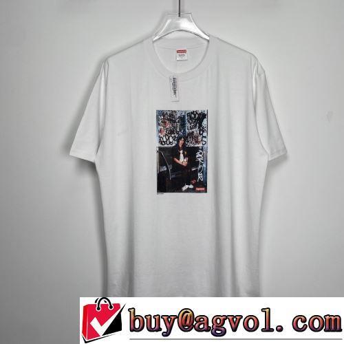 2022新作 半袖Tシャツ 大人気再登場 SUPREME 21FW LADY PINK TEE ラックスした雰囲気 柔らかい手触り 肌に馴染みやすい 2色可選 シュプリームスーパーコピー 激安