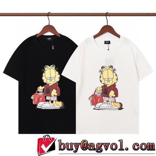 2022春夏 特別人気感謝SALE 半袖Tシャツ デザイン性の高い 2色可選 スタイリッシュな印象 フェンディブランド コピー