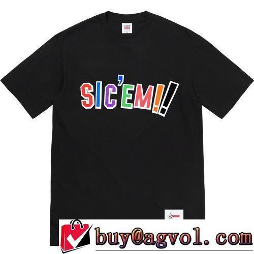 シュプリームコピー 着心地満点 おすすめ/オススメ プリント Supreme x WTAPS Sic'em! Tee 半袖Tシャツ 2022春夏 吸汗速乾 2色可選 通気性に優れた