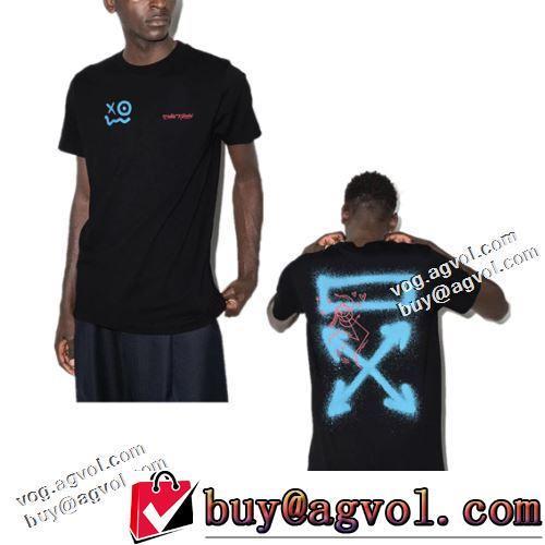 OFF-WHITE オフホワイトコピーブランド 通気性に優れた 半袖Tシャツ 強い魅力を感じる一枚 吸汗性に優れ 2022新作