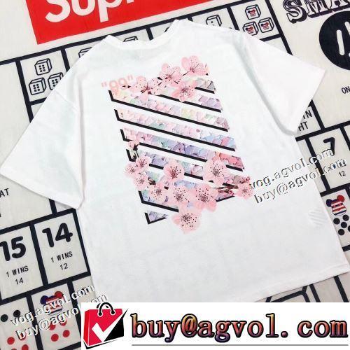自分らしいスタイリング 大人キレイに仕立てる プリント OFF-WHITE オフホワイト偽物ブランド 半袖Tシャツ 着回し度抜群 2022新作