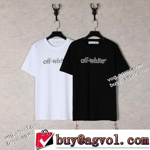 2色可選 お買い得品 2022新作 OFF-WHITE オフホワイトブランド コピー 半袖Tシャツ 高品質 着心地満点