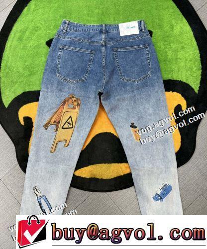 ランキング商品 しっかりとしたデニム地 OFF-WHITE オフホワイトスーパーコピー 激安 デニムパンツ 2022新作 絶妙なルーズ感 着回しOK