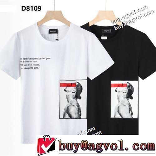 DSQUARED2コピー ブランド 2色可選 プリント オリジナル モデル大絶賛♪ 2022新作 通気性に優れた 着回し度抜群