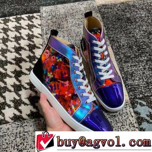 ファッション 人気 オリジナル レースアップシューズ CHRISTIAN LOUBOUTINスーパーコピー 激安 ハイトップシューズ 履き心地抜群 2022新作 着用 男女兼用