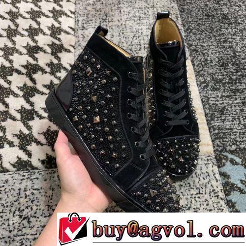 2022新作 CHRISTIAN LOUBOUTINスーパーコピー 先行販売 ハイトップシューズ 流行や季節に拘らないデザイン 軽量