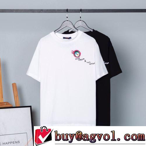 2022新作 半袖Tシャツ 個性的 2色可選 ルイ ヴィトンスーパーコピー 激安 細身のシルエット 頑丈な素材