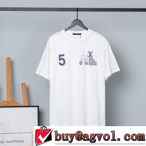 希少価値大！吸汗性に優れ ルイ ヴィトンコピーブランド 2022新作 半袖Tシャツ クールビズ 