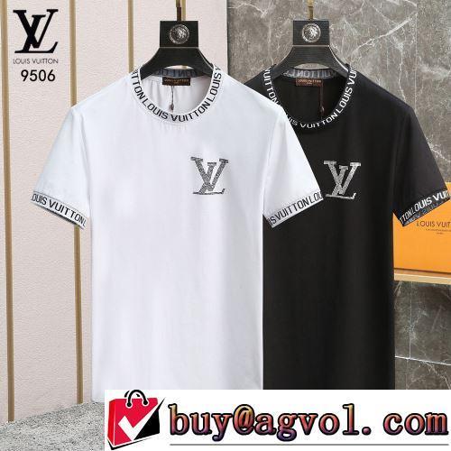 長く愛用できる 2色可選 半袖Tシャツ ルイ ヴィトンコピー ブランド スタイリッシュな印象 ドライ 2022春夏