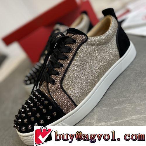フラットシューズ ファッション 人気 2022新作 CHRISTIAN LOUBOUTINブランド 偽物 通販 大人の雰囲気抜群 クッション加工