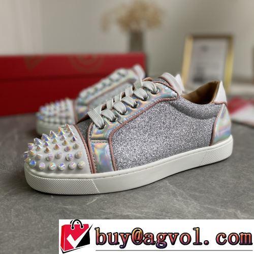 セール中 ローヒール 2022新作 ナチュラルな素材感 ロードジョグ CHRISTIAN LOUBOUTINコピーブランド