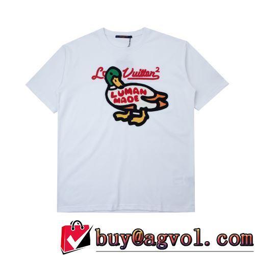 半袖Tシャツ 上品上質 LOUIS VUITTON偽物ブランド 2色可選 2022春夏 刺繍使い 柔らかい手触り カジュアル