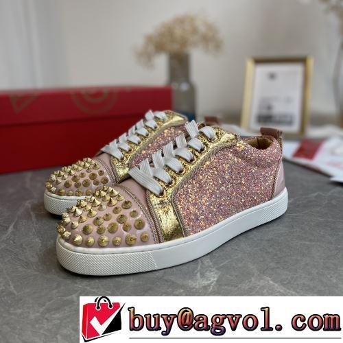 2022新作 最安値に挑戦 フラットシューズ ポップ クッション加工 着用 CHRISTIAN LOUBOUTINブランド コピー