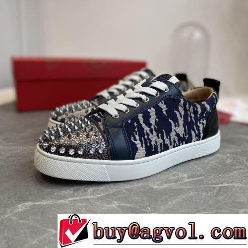 希少価値大！2022新作 大人の雰囲気抜群 フラットシューズ CHRISTIAN LOUBOUTINコピーブランド 高機能防滑ソール