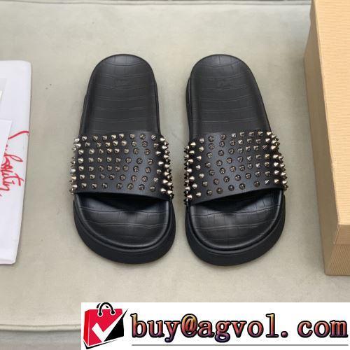 CHRISTIAN LOUBOUTINスーパーコピー すべり防止 2022新作 海外セレブ愛用 2色可選 サボサンダル コンフォートサンダル