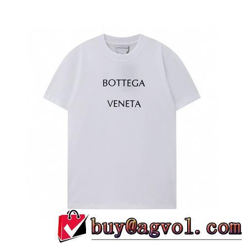 2色可選 2022春夏 最安値に挑戦 半袖Tシャツ ボッテガ ブランドブランド コピー ラウンドネック 柔らかい手触り