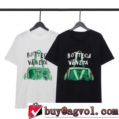 綿/コットン バリエーションに富む 2022春夏 半袖Tシャツ 豊富なサイズ 2色可選  ボッテガ ブランドブランド 偽物 通販