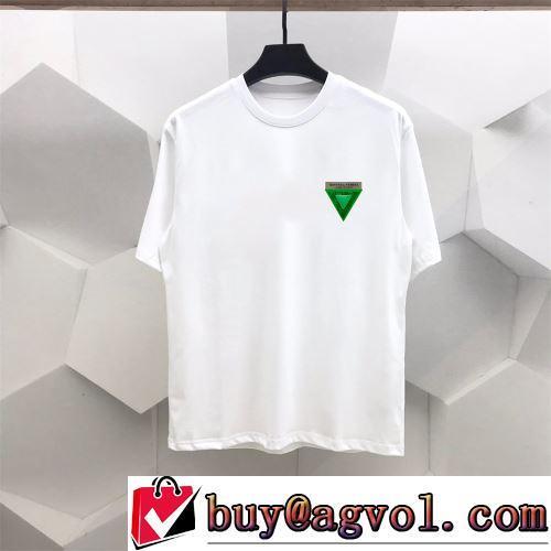 2022春夏 海外セレブ愛用 4色可選 ボッテガ ブランド偽物ブランド 半袖Tシャツ 肌に密着 シンプル