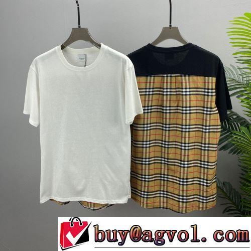 半袖Tシャツ 2色可選 カッコいい印象を付ける BURBERRYブランドスーパーコピー 2022春夏 人気 ランキング