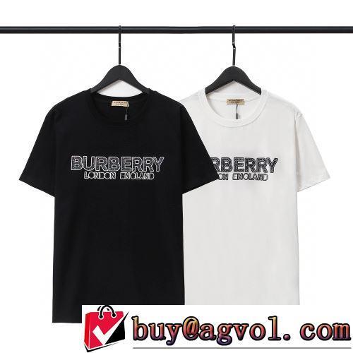 2色可選 半袖Tシャツ 通気性に優れた 人気商品登場 細身のシルエット 2022春夏 バーバリーコピーブランド