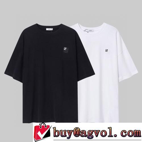 変わらない人気を誇る ロエベスーパーコピー 激安 2022春夏 半袖Tシャツ 2色可選 自分らしいスタイリング