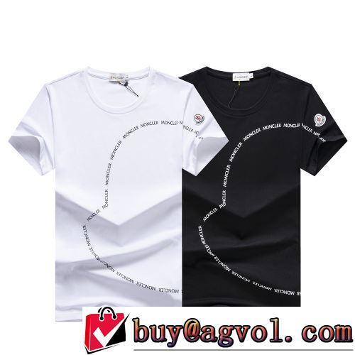 2色可選 半袖Tシャツ 今買い◎得 優しいフィット感 2022春夏 着回し度抜群 モンクレールブランド 偽物 通販