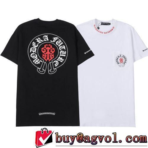 半袖Tシャツ 2色可選 落ち着いた感覚 2022春夏 プリント クロムハーツコピーブランド カッコいい印象を付ける