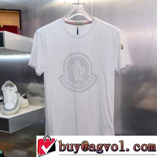 自然な肌触り 2色可選 通気性に優れた 半袖Tシャツ モンクレールコピーブランド コーデ 知的なムードを演出 2022春夏