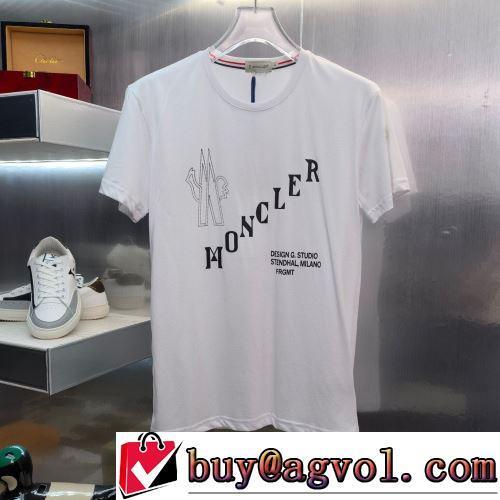 2022春夏 モンクレールスーパーコピー 自然な肌触り もっとも高い人気を誇る 半袖Tシャツ オリジナル 2色可選