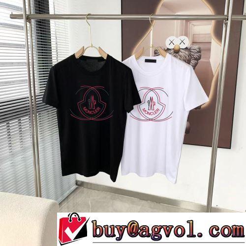 気軽にカジュアルに使える 定番のアイテム 半袖Tシャツ 2022春夏 モンクレールスーパーコピー 激安 吸汗速乾 2色可選