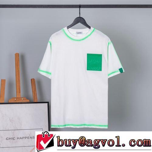 2022春夏 ロエベブランドコピー カジュアル 海外限定ライン 半袖Tシャツ 流行に関係なく長年愛用できる 2色可選