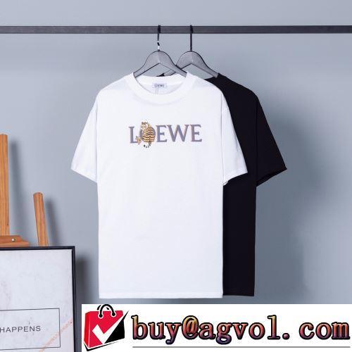 ラックスした雰囲気 半袖Tシャツ ロエベブランドスーパーコピー 2色可選 上品に着こなせ 2022春夏 肌に馴染みやすい
