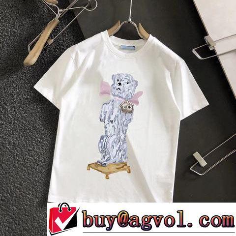 ディオールスーパーコピー 2色可選 半袖Tシャツ 2022春夏 優しいフィット感 高品質 人気 収縮性のある 快適