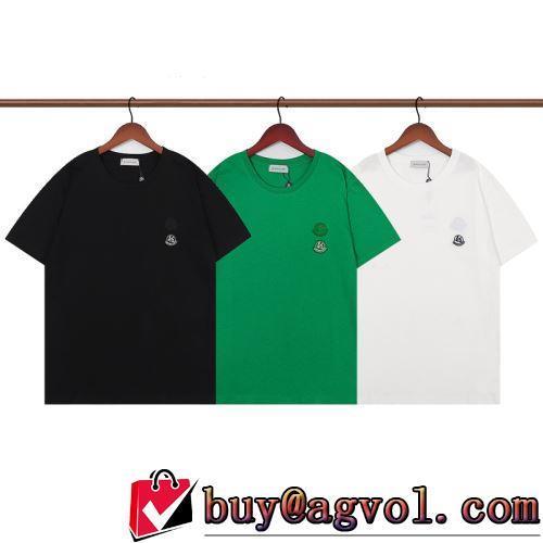シンプル 2022春夏 モンクレールブランドコピー 3色可選 実用性に溢れるアイテム 半袖Tシャツ 自分らしいスタイリング