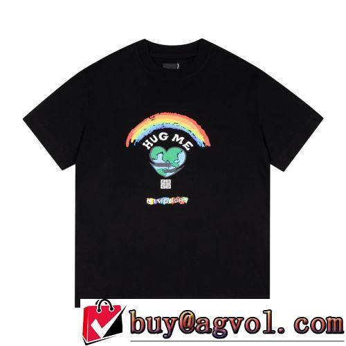 大絶賛の履き心地! 2022春夏 肌に馴染みやすい ジバンシィコピーブランド 半袖Tシャツ 吸汗速乾 2色可選